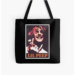 Lil Peep Bags - Lil Peep T-ShirtLil Peep tribute All Over Print Tote Bag