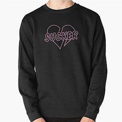 Lil Peep Sweatshirts - Lil Peep Teen Romance Sucker Broken Heart Pullover Sweatshirt