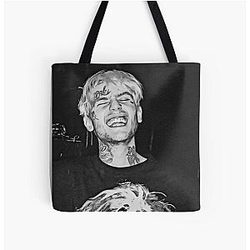 Lil Peep Bags - Lil Peep All Over Print Tote Bag
