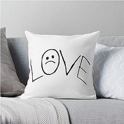 Lil Peep Pillows Cover - LOVE Lil Peep  Throw Pillow Cover