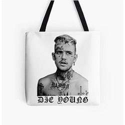 Lil Peep Bags - DIE young Lil Peep  All Over Print Tote Bag