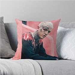 Lil Peep Pillows Cover - Lil Peep portrait Throw Pillow Cover
