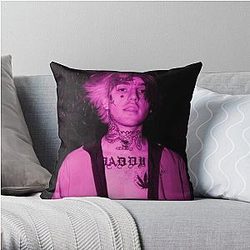 Lil Peep Pillows Cover - Lil Peep Pink Throw Pillow Cover