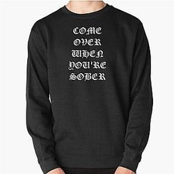 Lil Peep Sweatshirts - Come Over When You're Sober LIL PEEP STYLE Pullover Sweatshirt