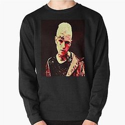 Lil Peep Sweatshirts - Stylish print color Lil Peep Pullover Sweatshirt