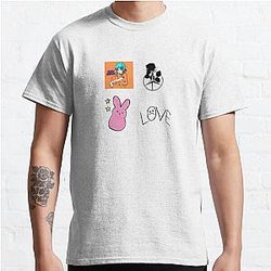 Lil Peep T-Shirts - Lil Peep Sticker Pack 1 Classic T-Shirt