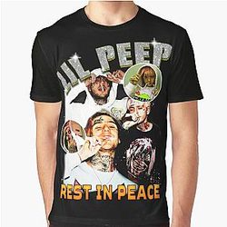 Lil Peep T-Shirts - Lil Peep bootleg tee shirt Graphic T-Shirt