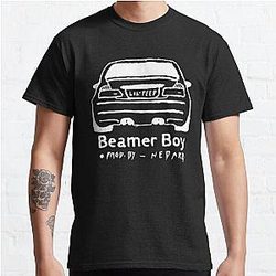 Lil Peep T-Shirts - Lil Peep Beamer Boy Car Classic T-Shirt