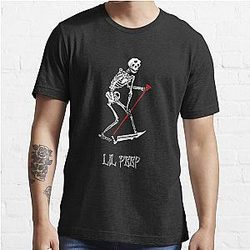 Lil Peep T-Shirts - Lil Peep Skeleton design Essential T-Shirt