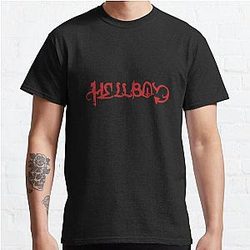 Lil Peep T-Shirts - HELLBOY-LIL PEEP LOGO ALBUM Classic T-Shirt