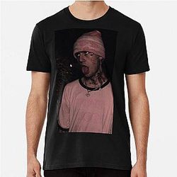 Lil Peep T-Shirts - Lil Peep in Beanie Premium T-Shirt