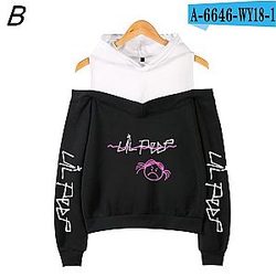 Lil Peep Hoodies - Lil Peep Women Fashion Off-shoulder