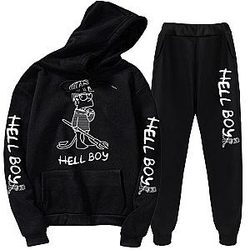 Lil Peep Merch - Lil Peep Hoodie Set Hellboy Hoodie And Sweatpants