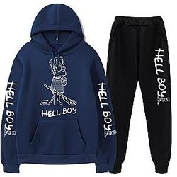 Lil Peep Hellboy Graphic Hoodie Set