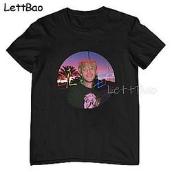 Lil Peep Rap Hip Hop Aesthetic Fashion T-shirt