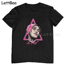 Lil Peep Rap Hip Hop Aesthetic Printed T-shirt