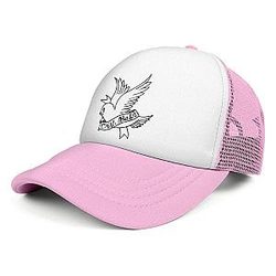 Rapper Lil Peep Caps - Printed Baseball Fashion Pink Cap
