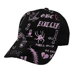 Lil Peep Caps - Printed Baseball Fashion Casual Lil Peep Cap