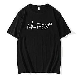 Lil Peep T-shirts - Creative Design Lil Peep Black T-Shirt