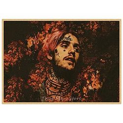 Lil Peep Posters - Hip Hop Rapper Lil Peep Poster Home Decor