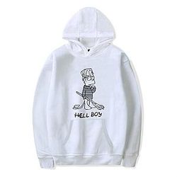 Lil Peep Hoodies - Lil Peep Hellboy Pullover Hoodie