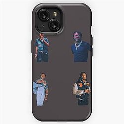 Lil Tjay Sticker Pack | Lil Tjay Stickers / Pin iPhone Tough Case