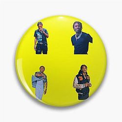 Lil Tjay Sticker Pack | Lil Tjay Stickers / Pin Pin