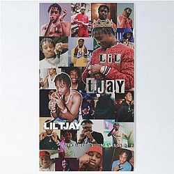 Lil Tjay Collage Poster