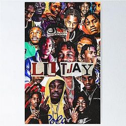 Lil Tjay Collage Born 2 Be Great Poster