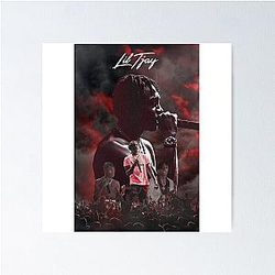 Lil TJay Red Poster Art Poster