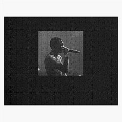 Lil Tjay Black White Classic Jigsaw Puzzle