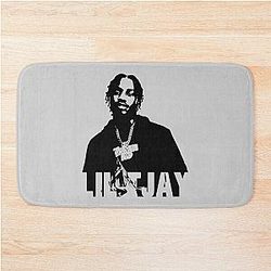  Lil Tjay rapper designs  Bath Mat