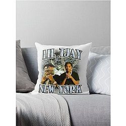 Lil Tjay Shirt Throw Pillow