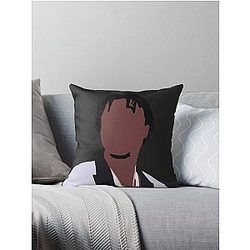 lil tjay silhouette Throw Pillow
