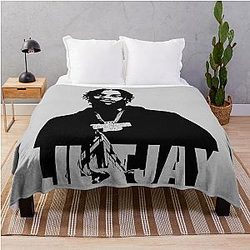  Lil Tjay rapper designs  Throw Blanket