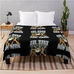 Lil Tjay Shirt Throw Blanket