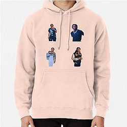 Lil Tjay Sticker Pack | Lil Tjay Stickers / Pin Pullover Hoodie