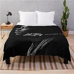 Lil Tjay Black Music Throw Blanket