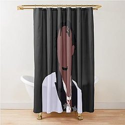 lil tjay silhouette Shower Curtain