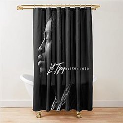 Lil Tjay Black Music Shower Curtain