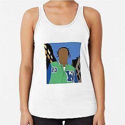 lil tjay art Racerback Tank Top