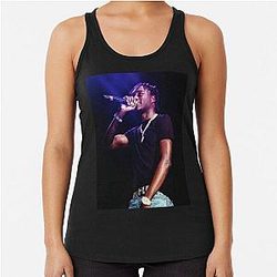 Lil Tjay Poster Racerback Tank Top