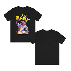 Fire In His Concert DTNK1704 Lil Tjay T-Shirts