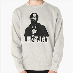 Lil Tjay rapper designs  Pullover Sweatshirt