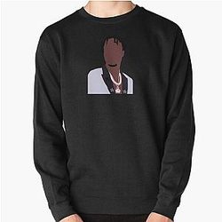 lil tjay silhouette Pullover Sweatshirt