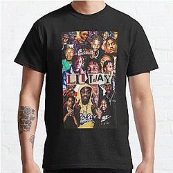 Lil Tjay Collage Born 2 Be Great Classic T-Shirt