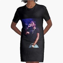 Gifts Idea Lil Tjay  Graphic T-Shirt Dress