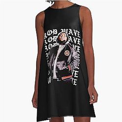 Gifts For Men Rapper Lil Tjay Hiphop Graphic For Fan A-Line Dress