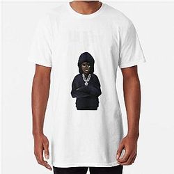 Lil Tjay Cartoon Hoodie Long T-Shirt