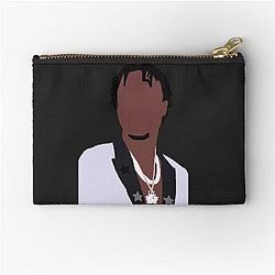 lil tjay silhouette Zipper Pouch